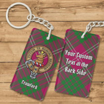 Clan Crawford Crest Acrylic Keychain