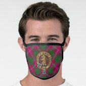 Clan Crawford Crest All-Over Print Face Mask (Worn Him)