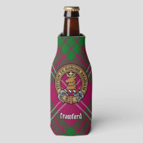Clan Crawford Crest Bottle Cooler