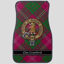 Clan Crawford Crest Car Floor Mat