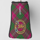Clan Crawford Crest Golf Head Cover (Rotate 90)