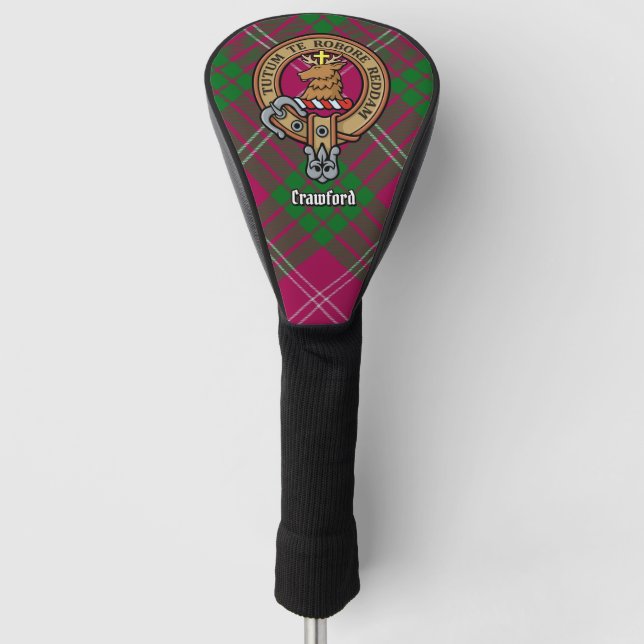 Clan Crawford Crest Golf Head Cover (Front)