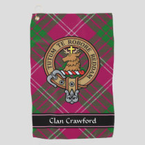 Clan Crawford Crest Golf Towel