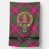 Clan Crawford Crest House Flag (Front)