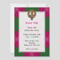 Clan Crawford Crest Invitation