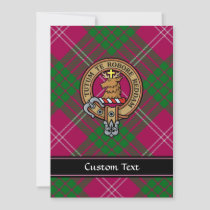 Clan Crawford Crest Invitation