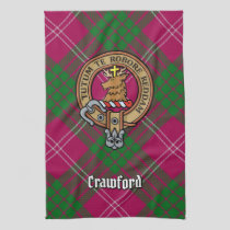 Clan Crawford Crest Kitchen Towel