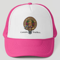 Clan Crawford Crest over Tartan Trucker Hat