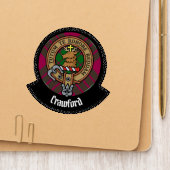 Clan Crawford Crest Patch (On Folder)