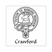 Clan Crawford Crest Rubber Stamp (Imprint)