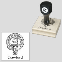 Clan Crawford Crest Rubber Stamp