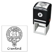 Clan Crawford Crest Self-inking Stamp (In Situ)