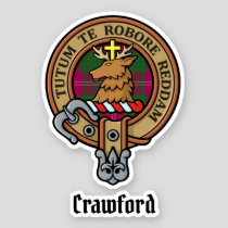 Clan Crawford Crest Sticker