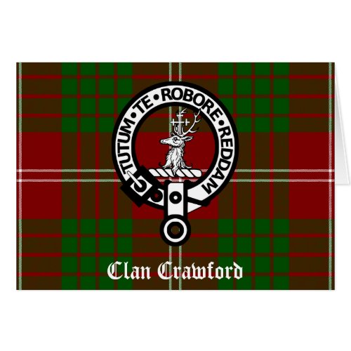 Clan Crawford Crest Tartan