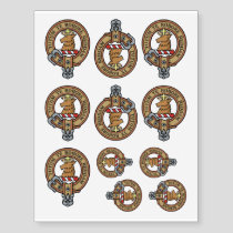 Clan Crawford Crest Temporary Tattoos