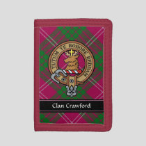 Clan Crawford Crest Trifold Wallet