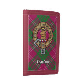 Clan Crawford Crest Trifold Wallet (Side)