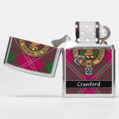 Clan Crawford Crest Zippo Lighter (Opened)