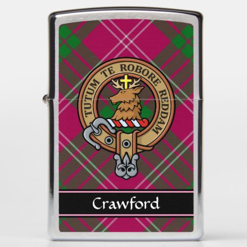 Clan Crawford Crest Zippo Lighter