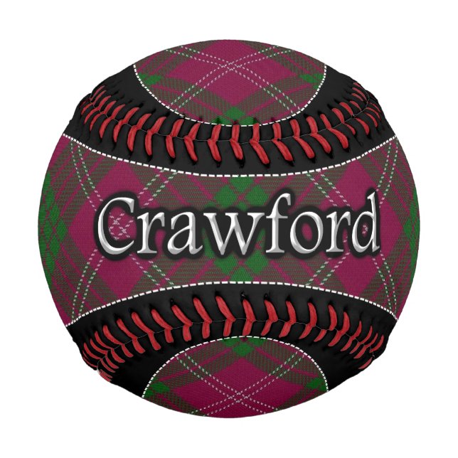 Clan Crawford Scottish Dream Tartan Baseball (Front)