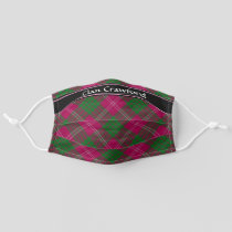 Clan Crawford Tartan Adult Cloth Face Mask