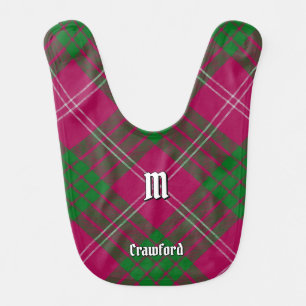 Clan Crawford Tartan Baby Bib
