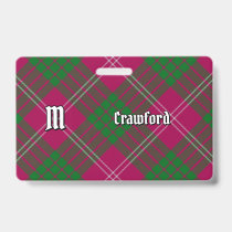 Clan Crawford Tartan Badge