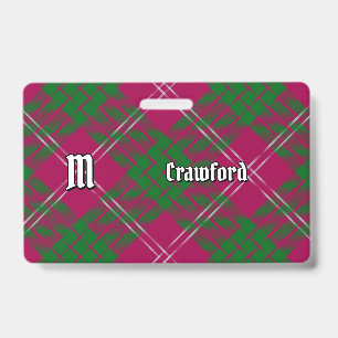 Clan Crawford Tartan Badge