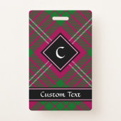 Clan Crawford Tartan Badge (Front)