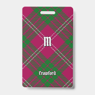 Clan Crawford Tartan Badge