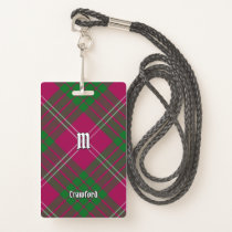 Clan Crawford Tartan Badge