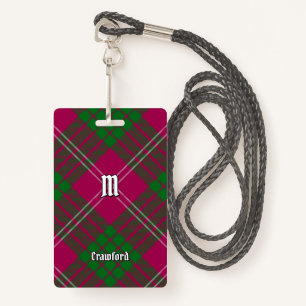 Clan Crawford Tartan Badge