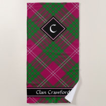 Clan Crawford Tartan Beach Towel