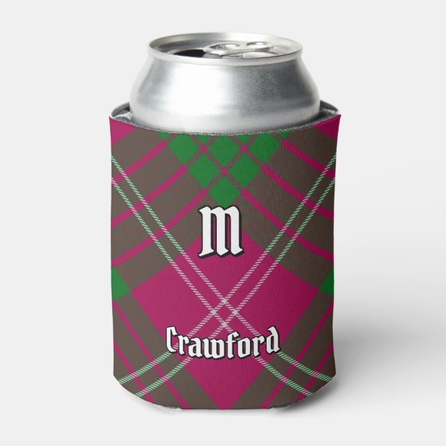 Clan Crawford Tartan Can Cooler (Can Front)