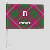 Clan Crawford Tartan Car Flag