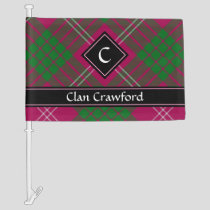 Clan Crawford Tartan Car Flag