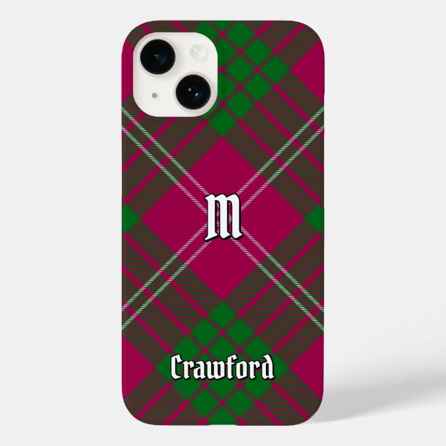 Clan Crawford Tartan Case-Mate iPhone Case (Back)