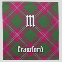 Clan Crawford Tartan Cloth Napkin
