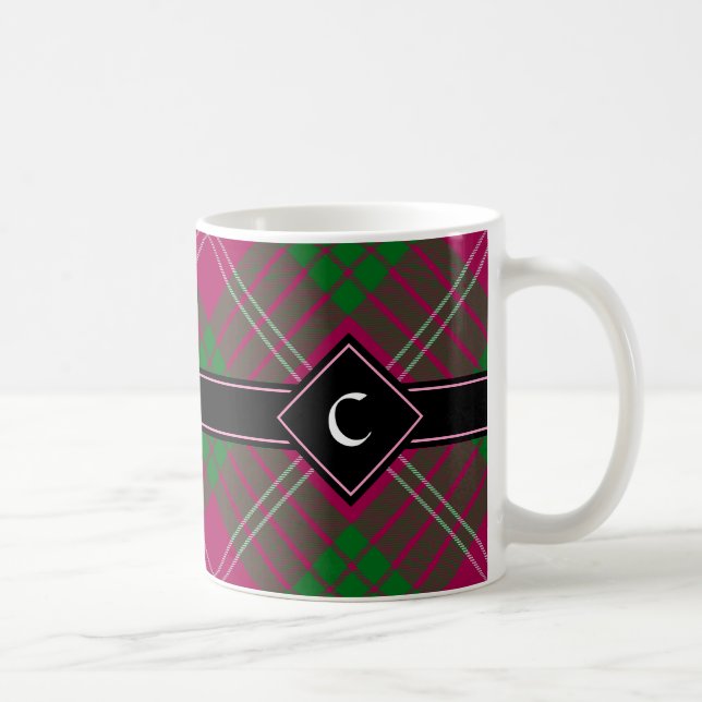 Clan Crawford Tartan Coffee Mug (Right)