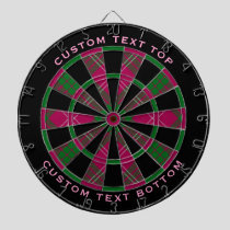 Clan Crawford Tartan Dart Board