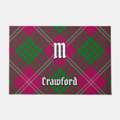 Clan Crawford Tartan Doormat (Front)