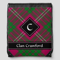 Clan Crawford Tartan Drawstring Bag