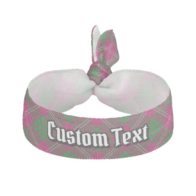 Clan Crawford Tartan Elastic Hair Tie (Front)