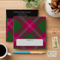 Clan Crawford Tartan Envelope