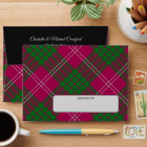 Clan Crawford Tartan Envelope