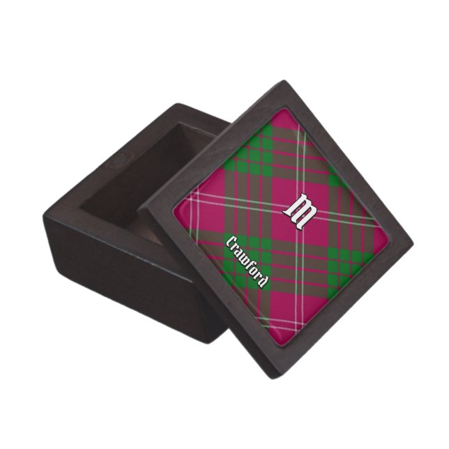Clan Crawford Tartan Gift Box (Opened)