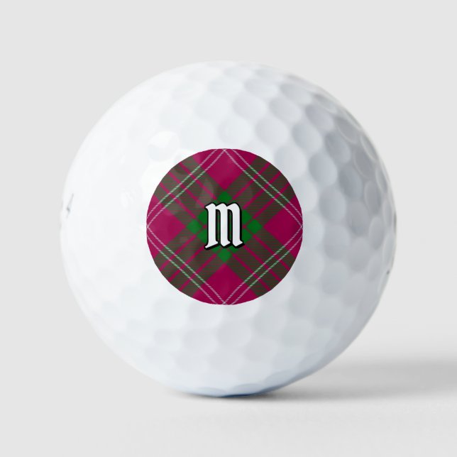 Clan Crawford Tartan Golf Balls (Front)