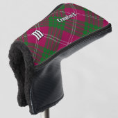 Clan Crawford Tartan Golf Head Cover (3/4 Front)