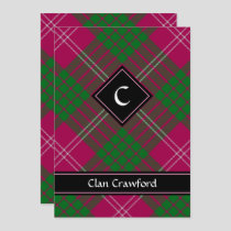 Clan Crawford Tartan Invitation