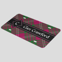 Clan Crawford Tartan License Plate